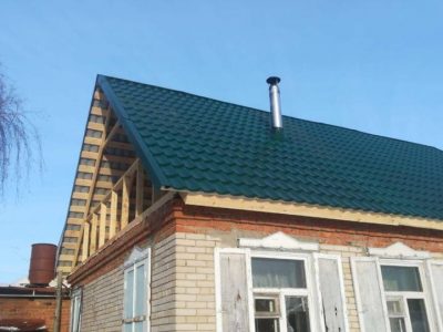 Реконструкция крыши в Рошале