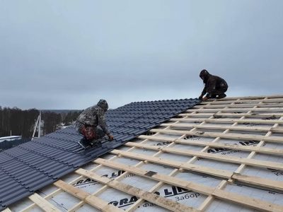 Утепление крыши, монтаж кровли в Рошале